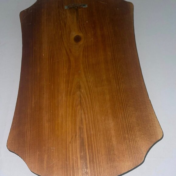 Vintage Home Interiors The Lord's Prayer Hanging Plaque Wood and Metal 13.5x8 - Picture 4 of 5